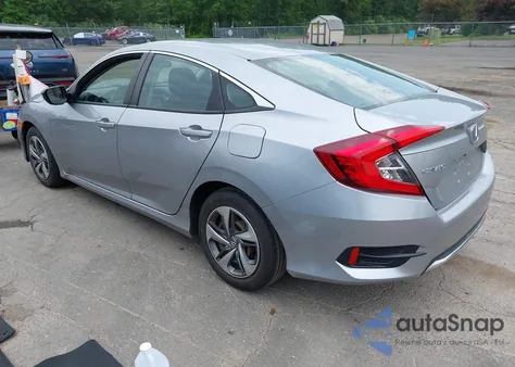 2020 Honda Civic Lx из США, поврежденный, VIN 2HGFC2F60LH550941